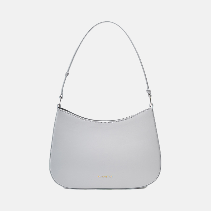 Women's Leather Shoulder Bag with Magnetic Closure - Image 7