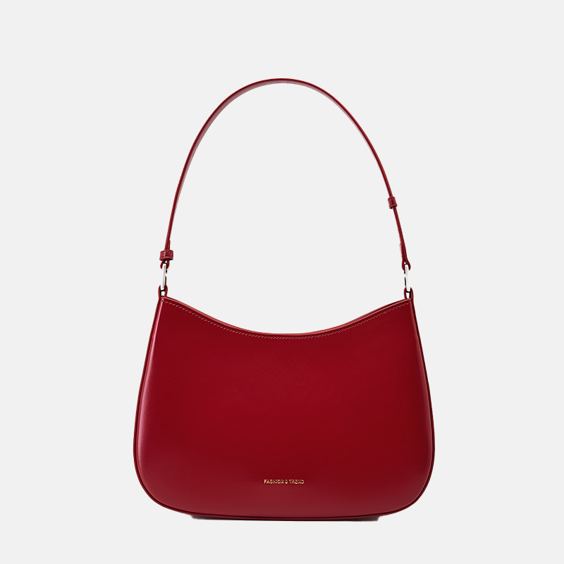 Women's Leather Shoulder Bag with Magnetic Closure - Image 8