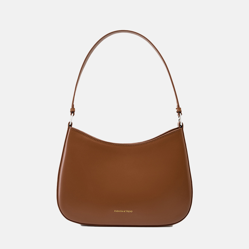 Women's Leather Shoulder Bag with Magnetic Closure - Image 9