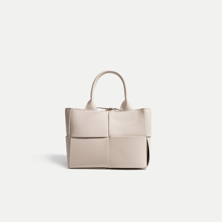 Women's Woven Crossbody Shoulder Tote Bags in Genuine Leather