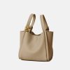 Women's Genuine Leather Shoulder Bucket Handbag