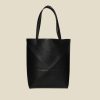 Women's Geomatric Split Cowhide Crossbody Strap Tote Bags