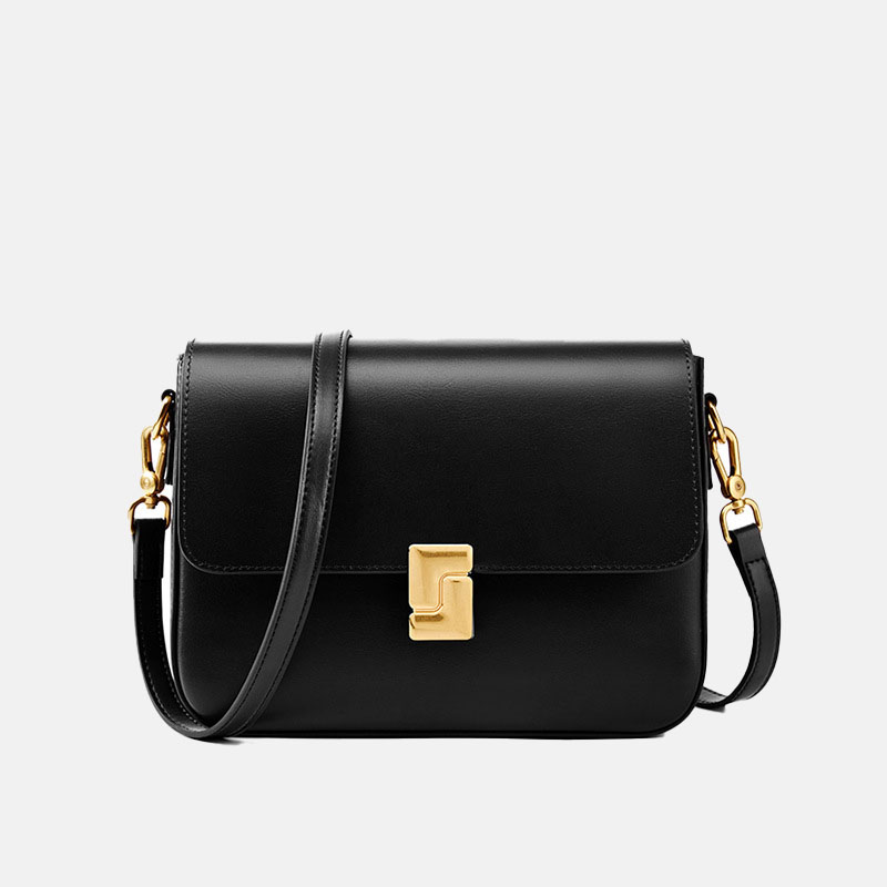Women's Genuine Leather Flap Magnetic Closure Crossbody Shoulder Bags In Vintage - Image 5