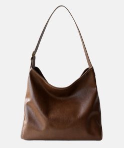 Women's Vintage Split Leather Hobo Shoulder Bag