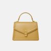 Women's Minimalist Genuine Leather Magnetic Closure Crossbody Shoulder Top Handle Bags